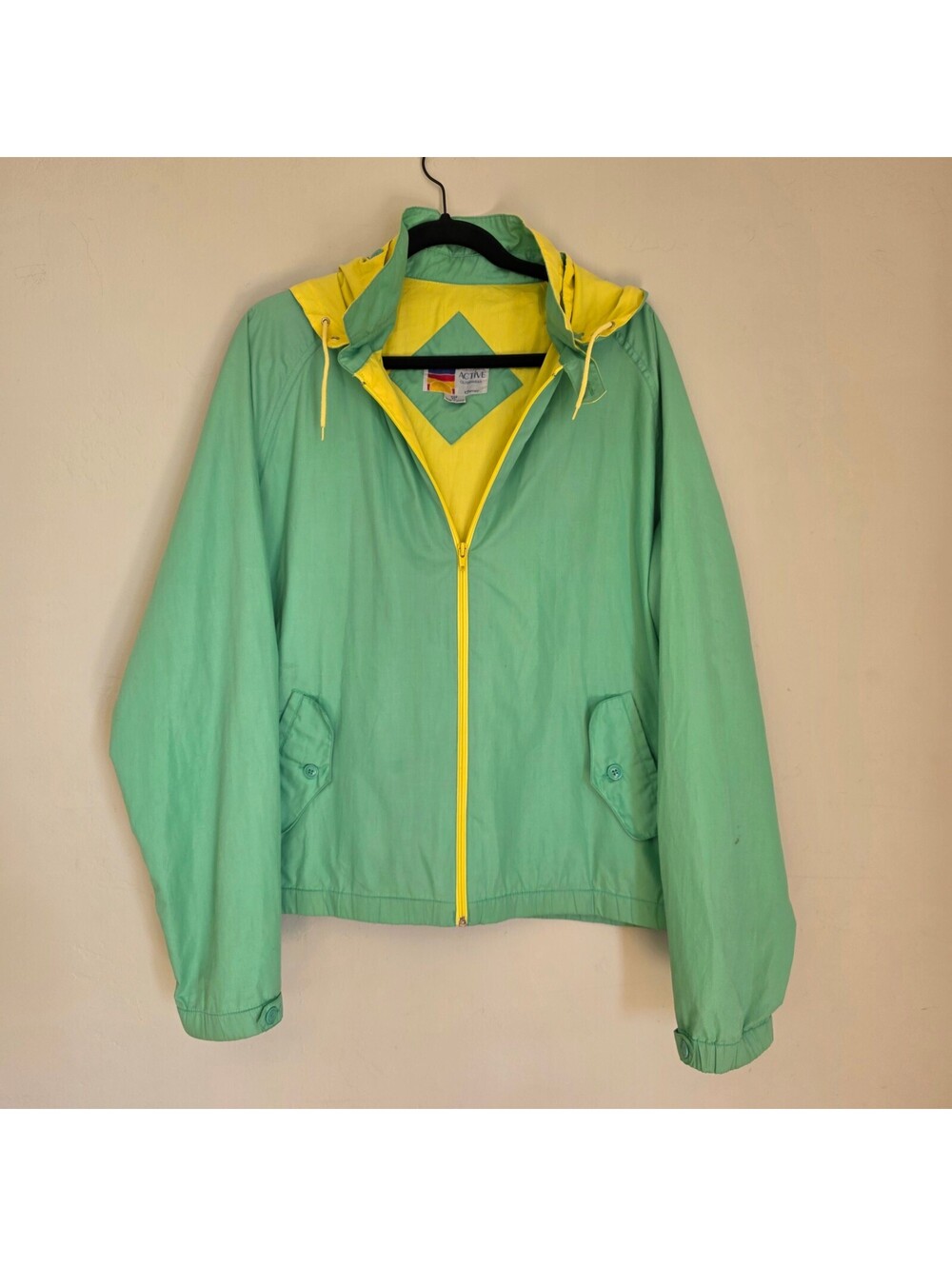 Vintage 90s JCPenney Active Outerwear Colorblock Jacket | XL